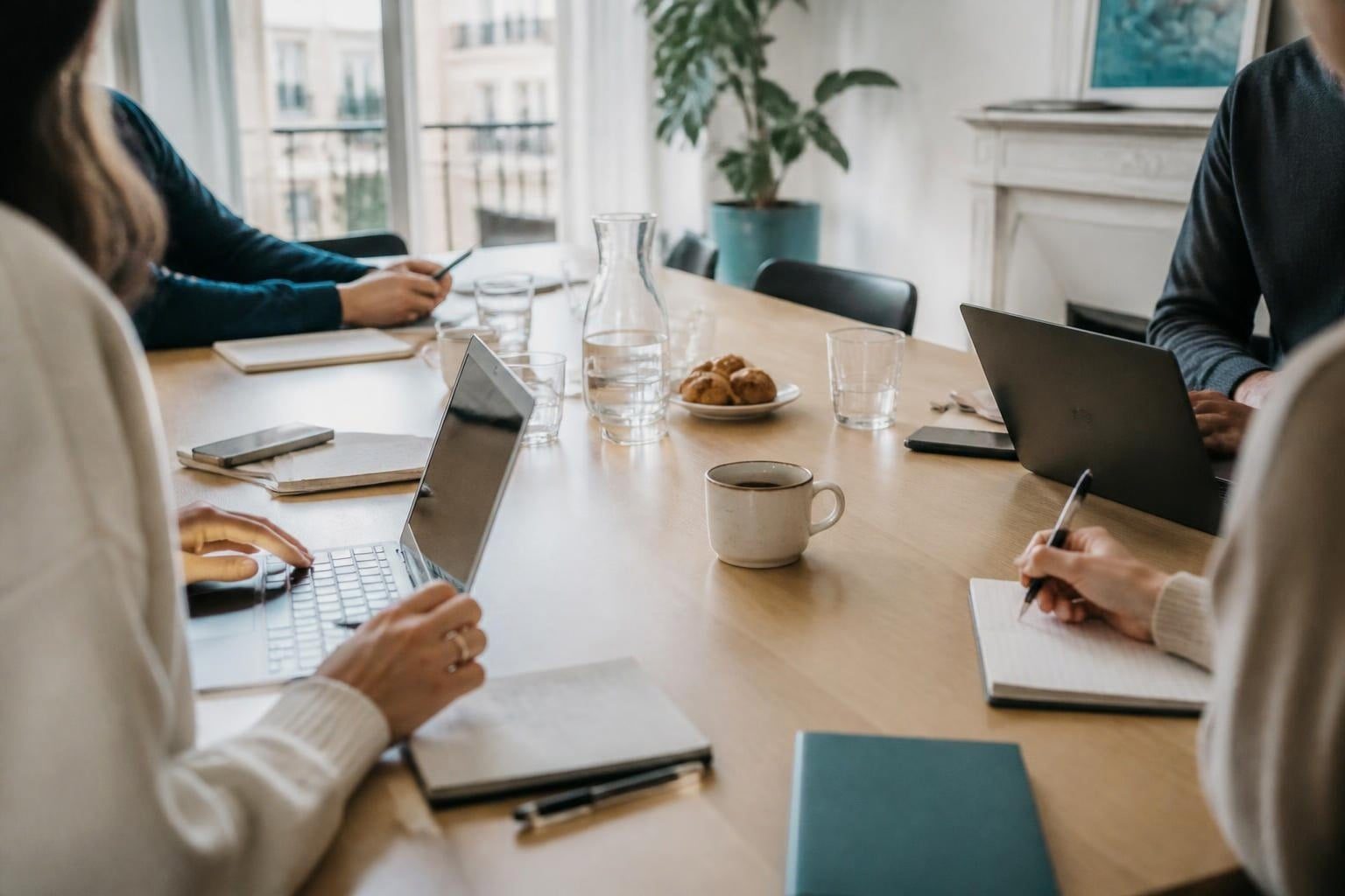 Réunion d’équipe en entreprise
